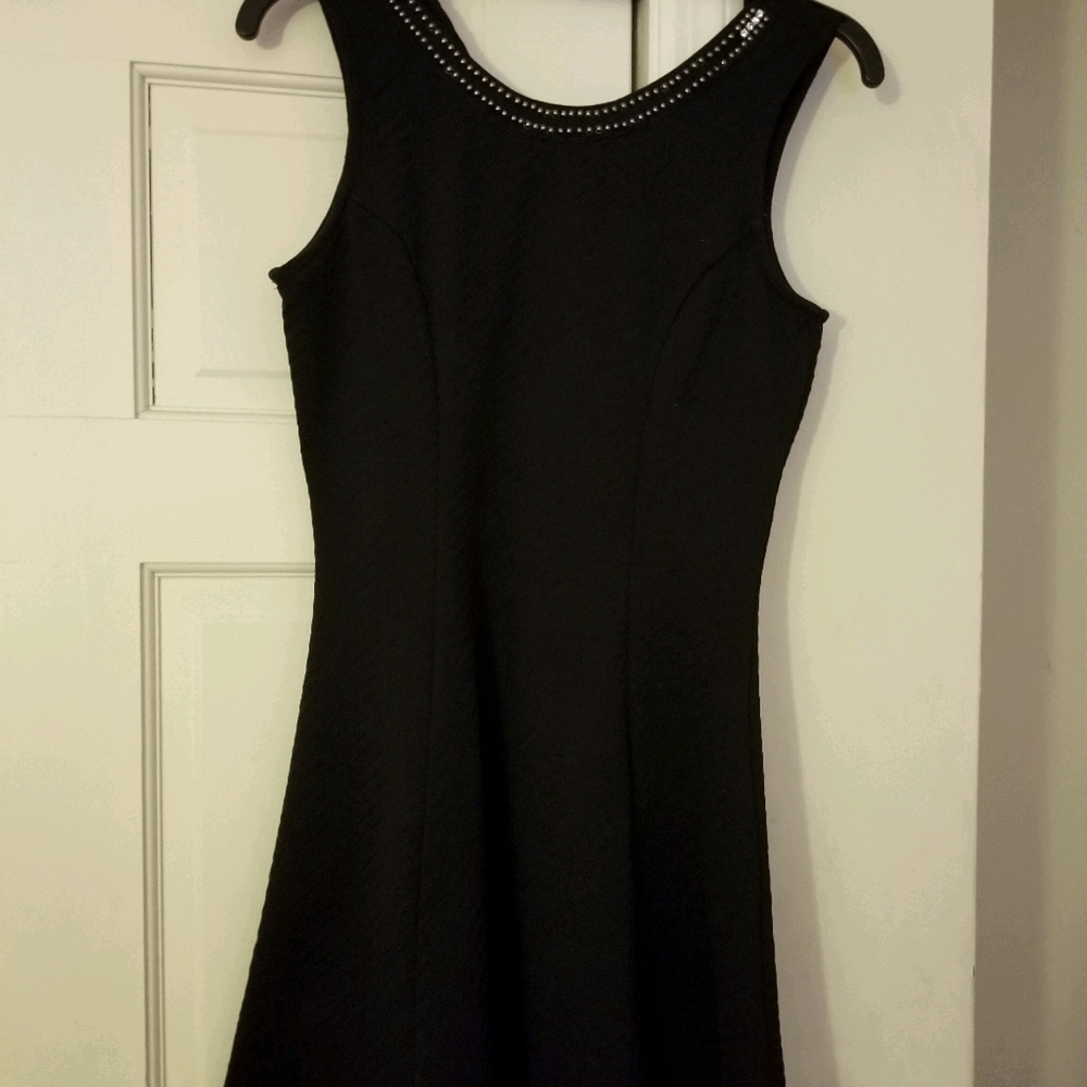 A black dress